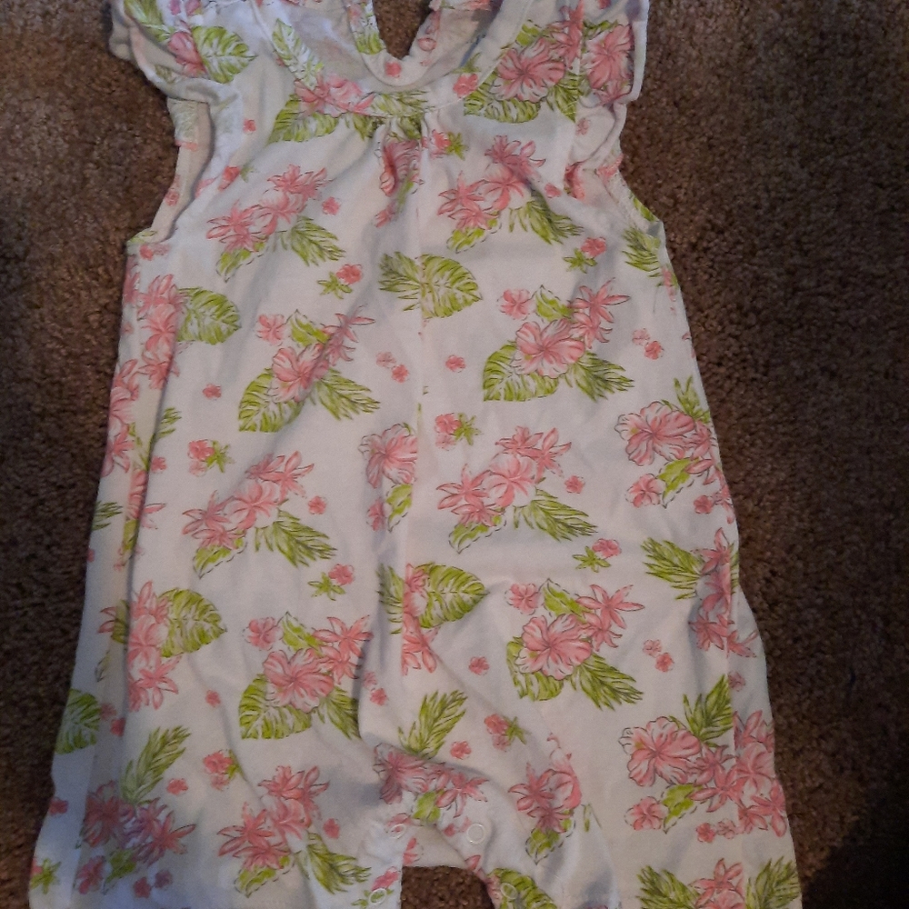 Kyle and Deena 9-12 month summer romper